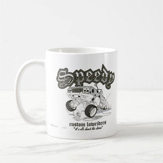 Mug SPEEDGE GONZALES™ Custom Lowriders B/W (Gauche)