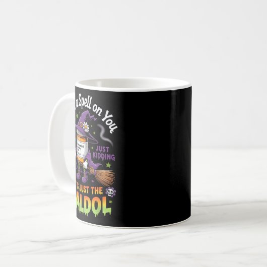 Mug Spell Just Kidding Haldol Halloween Nurse Rn Icu (Devant gauche)