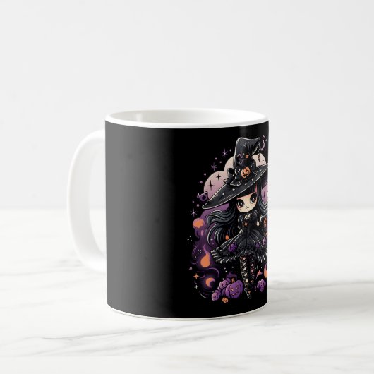 Mug Spellbound Spirits Halloween Witch Art (Devant gauche)