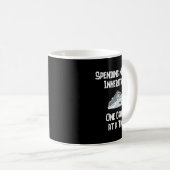 Mug Spending My Kids Inheritance One Cruise At A Time (Devant droit)