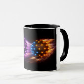 Mug Sphère d'énergie Feu contre Glace (Devant droit)