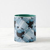 Mug Sphère géométrique bleue (Centre)