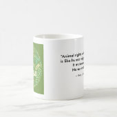 Mug Sphère "végétalienne" et citation de Mot-Nuage (Centre)
