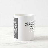 Mug Sphère "végétalienne" et citation de Mot-Nuage (Centre)