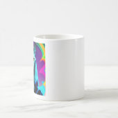 Mug Sphinx cat, street art, coloré (Centre)