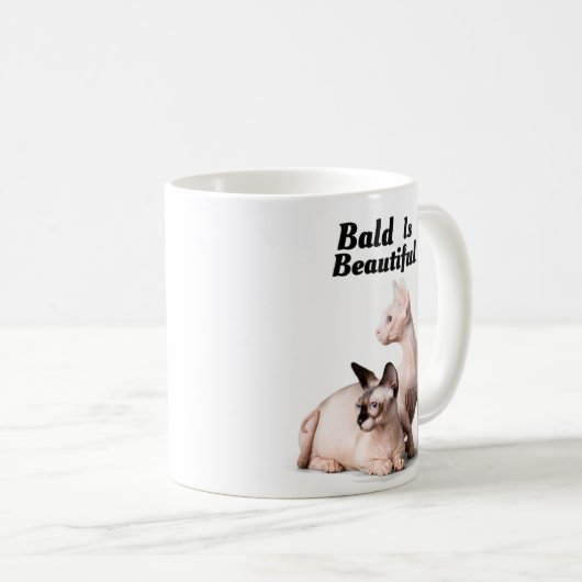 Mug Sphinx Chat-Bald Est Belle (Devant droit)
