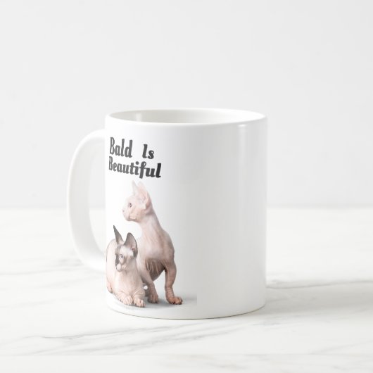 Mug Sphinx Chat-Bald Est Belle (Devant gauche)