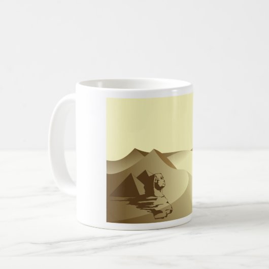 Mug Sphinx Dans Le Désert (Devant gauche)