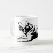Mug Sphinx Pause - Regard d'or (Devant gauche)