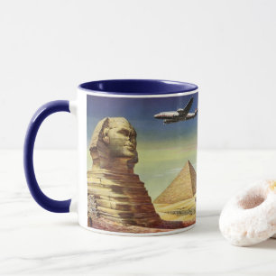Mug Sphinx vintage de Gizeh, Pyramides d'Egypte
