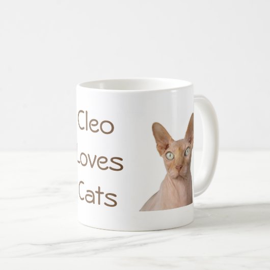 Mug Sphynx Cat (Devant droit)