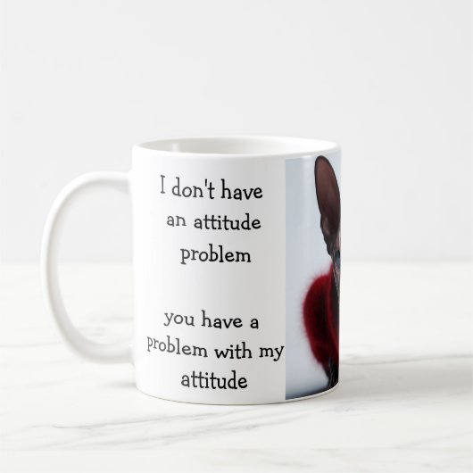 Mug Sphynx mauvaise attitude (Gauche)