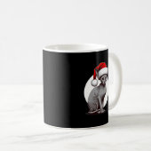 Mug Sphynx Noël Santa Hat Funny (Devant droit)
