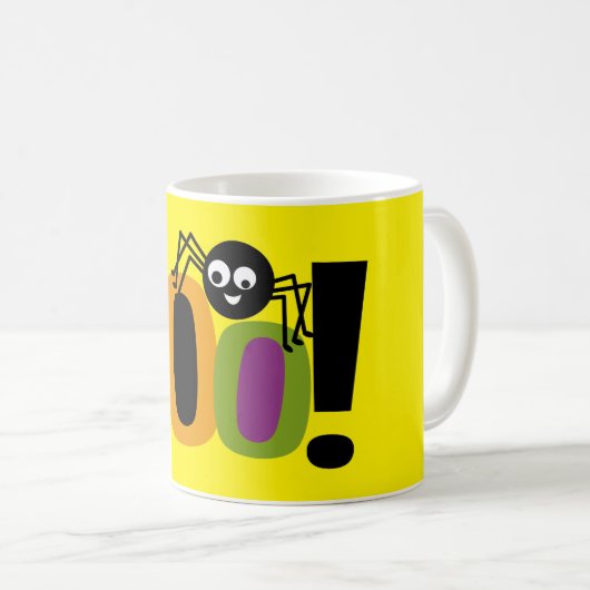 Mug Spider BOO Halloween (Devant droit)