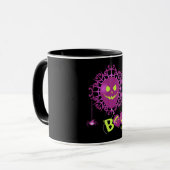 Mug Spider Cadeau Boo Ghost Bats Spider Déplaisant Hal (Devant gauche)