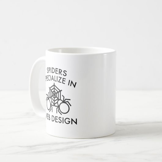 Mug Spiders Spécialisés Dans La Conception Web (Devant gauche)