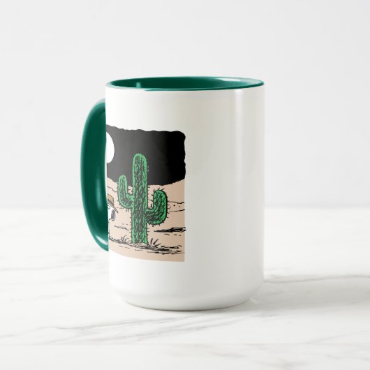 Mug Spike dans un désert illuminé par la Lune (Devant gauche)