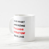 Mug spin class instructor, awesome (Devant gauche)