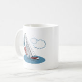 Mug Spinnaker dans le vent (Devant gauche)