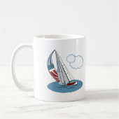 Mug Spinnaker dans le vent (Gauche)
