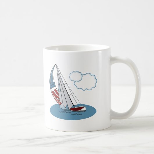 Mug Spinnaker dans le vent (Droite)