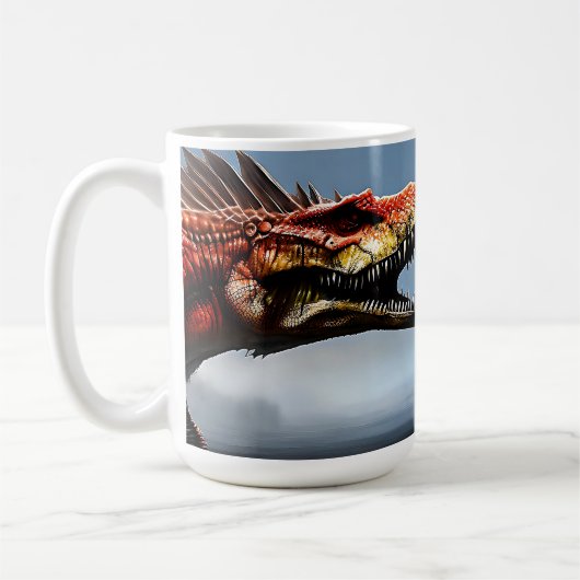 Mug Spinosaurus Dinosaure, (Gauche)
