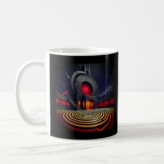 Mug Spiral dehors Continuez - Artistic Mystic Tee (Gauche)