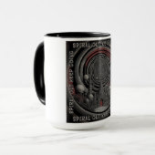 Mug Spiral Sortir Continuer - Outil Art Rétro (Devant gauche)