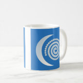 Mug Spirale de la lune d'argent (Devant droit)