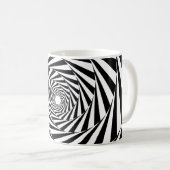 Mug spirale de motif de conception Arrière - plan (Devant droit)
