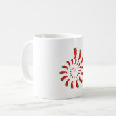 Mug Spirale de Pepper Diva Rouge (Devant gauche)