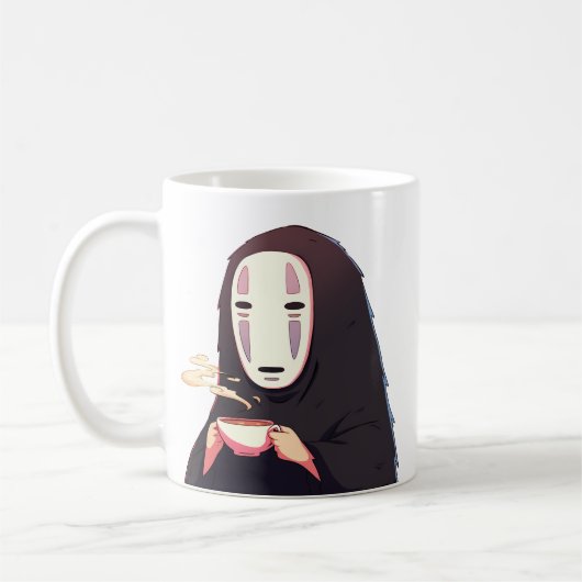 Mug spirale - masque dessin animé (Gauche)