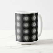Mug Spirale Noire Et Blanche (Devant droit)