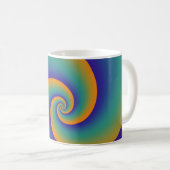 Mug Spirales Arrière - plans Abstraites V (Devant droit)