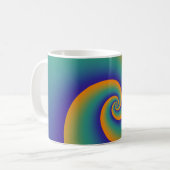 Mug Spirales Arrière - plans Abstraites V (Devant gauche)
