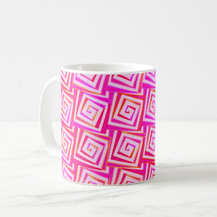 Mug Spirales carrées Modernité du milieu du XXe siècle