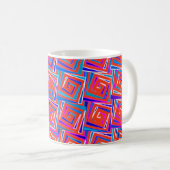 Mug Spirales carrées Modernité du milieu du XXe siècle (Devant droit)