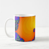 Mug Spirales colorées de fractale : (Gauche)
