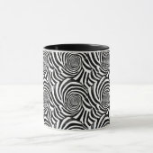 Mug Spirales Noir Blanc (Centre)
