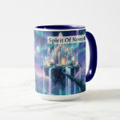 Mug Spirit Of Neverland Never Grow Up Personalized (Devant droit)