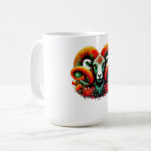 Mug Spirit Ram - Floral Horns & Earth Wisdom (Devant gauche)