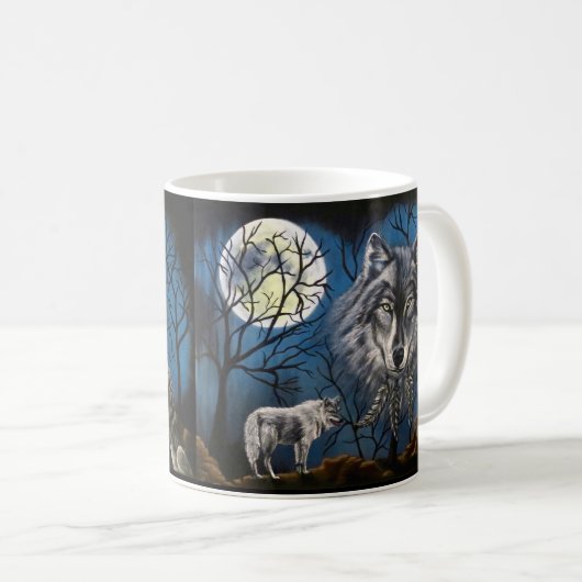 Mug Spirit Wolf (Devant droit)