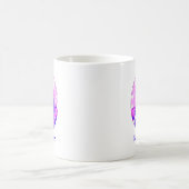 Mug Spirituel rose assis Yoga Pose Namaste (Centre)