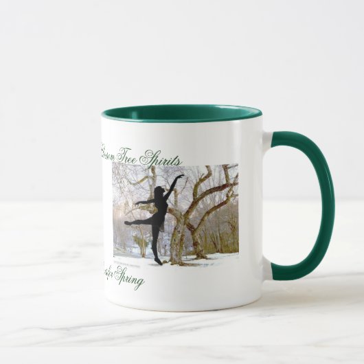 Mug Spiritueux d'arbre de fleurs de cerisier (Droite)