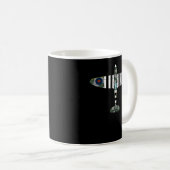 Mug Spitfire Icone Guerre Mondiale II avion britanniqu (Devant droit)