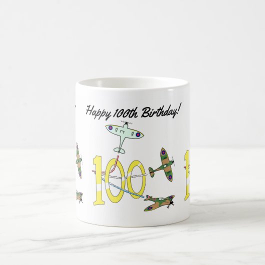 Mug Spitfires 100th Birthday (Centre)
