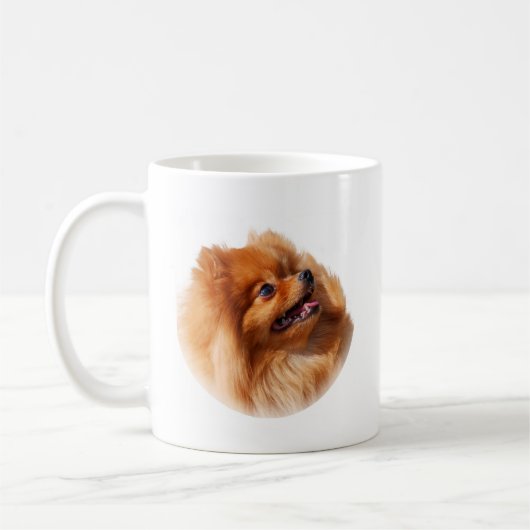 Mug Spitz de Pomeranian (Gauche)