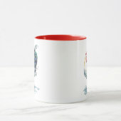 Mug Splash de coq - Aquarelle (Centre)