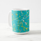 Mug Splash de peinture Abstraite (Devant gauche)