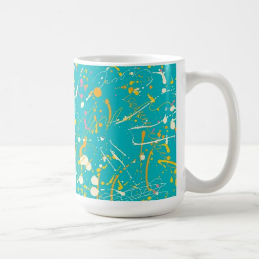 Mug Splash de peinture Abstraite (Droite)